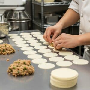 Massa de Guioza Pronta Keishi: Padronização e Lucro para seu Restaurante