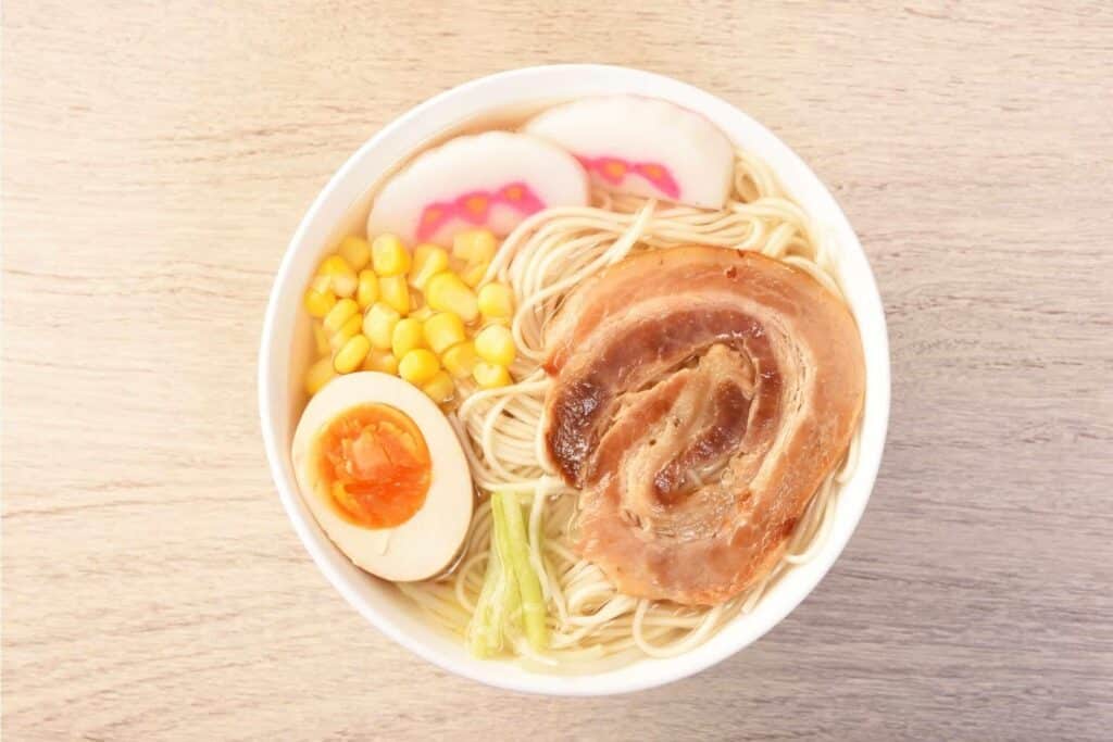 A elegância e simplicidade do shio ramen 